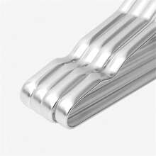 5 piezas de perchas para ropa antideslizantes y antideformación de aleación de aluminio, perchas multifuncionales para armario, ropa, toallas y abrigos (B, 5 piezas) (C 5 piezas) - C - Ver 7