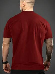 Men'S Novelty T-Shirt With 3D Digital Printing, Short-Sleeved - 黑色 - 查看 9