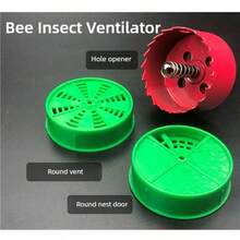 Beehive Entrance Vent Accessory Plastic Round Breathable Multi-Function Hole Puncher Beekeeping Tool Set, Suitable For Bees And Small Flying Animals - View 1