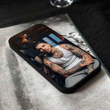 2026 Youthful And Modern Singer R-Rauw Alejandro Phone Case For IPhone 16, 15, 11, 13, 14, Pro, 8 Plus, X, Xr, Xs, 12mini - Black Cover Case. Limited Time Discount, Promotional Items, Best Selling Phone Cases, 17 Cases, Christmas Decoration - z10 - 查看 1