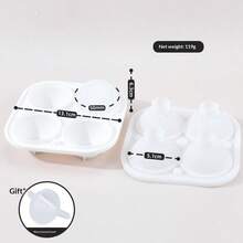 2.5 Inch Large Silicone Ice Ball Mold Tray With Lid And Funnel, Reusable Easy-Release Round Ice Ball Mold, Large Ice Cube Tray, Perfect Gift For Whiskey, Cocktails And Drinks - Multicolor - View 14