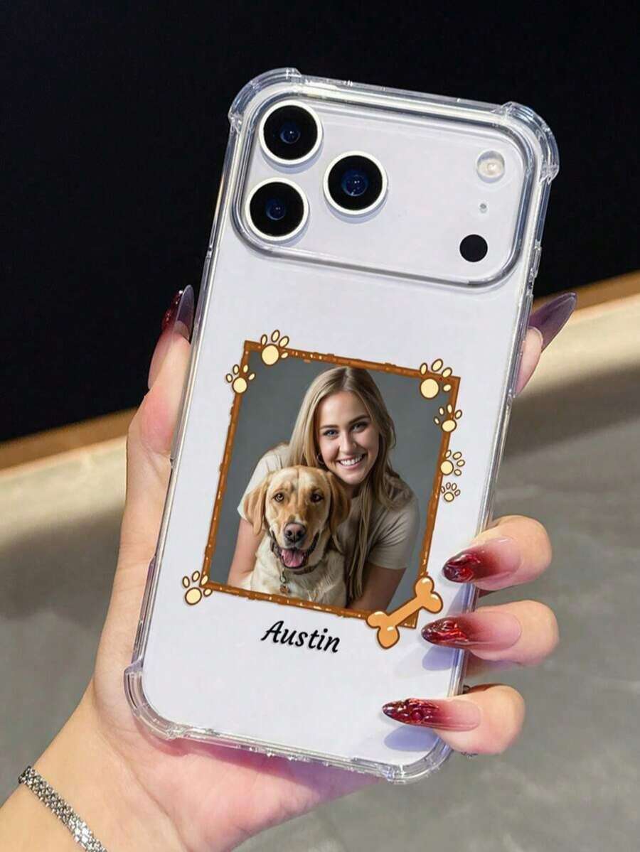 1pc DIY Custom Image Phone Case, Timeless And Fashionable. A Timeless Custom Phone Case. DIY Custom Phone Case Suitable For S26 Ultra/S26 Plus/S26/S25 Ultra, 11/11 Pro/11 Pro Max/12/12 Pro/12 Mini/12 Pro Max/13/13 Pro/1 Pro Max/13 Mini/14/14 Plus/14 Pro/14 Pro Max/15/15 Plus/15 Pro/15 Max/16/16 Plus/16 Pro/16 Pro Max 16E, Android Phones - Clear - View 1