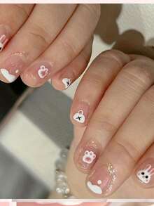 1 pièce Autocollants pour ongles floraux, couleurs d'ongles les plus populaires, autocollants pour ongles fleurs colorées, incrustés de strass et d'ornements, autocollants pour ongles marguerites floraux mignons auto-adhésifs, fournitures pour ongles en forme de cœur, accessoires de décoration pour ongles pour femmes et filles - Multicolore - Voir 6