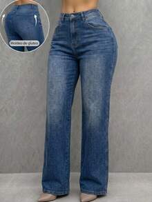 Women Jeans - Medium Wash - View 1