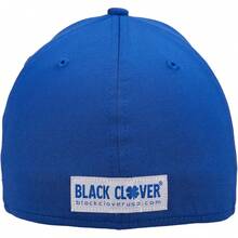 Black Clover Premium Clover 154 Hat Gorra de béisbol Unisex Adulto - Royal Hat/Trébol Blanco 3D - Ver 3