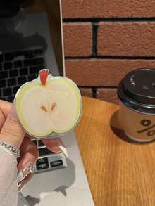 1PC Ins Style Fresh Fruit Oil Painting Banana Apple Pear Magnetic Holder, Suitable For All MagSafe Phone Airbag Holders, Is A Portable And Practical Phone Case Accessory, Compatible With IPhone 11/12/13/14/15/16/17 Models, As Well As Various Apple And Android Phone Cases. It Is A Thoughtful Gift For Birthdays, Anniversaries, Spring And Summer Holidays, And For Family And Friends. - Multicolor - View 10
