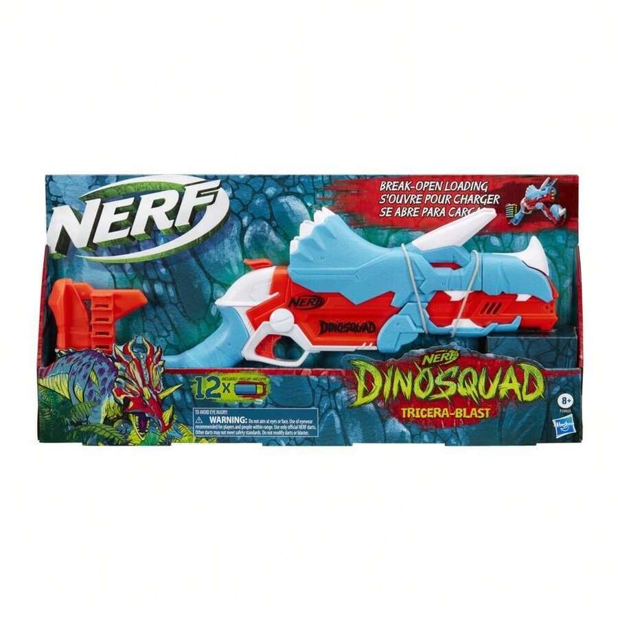 Hasbro Nerf DinoSquad Tricera-Blast Blaster - Red - View 1