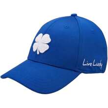 Black Clover Premium Clover 154 Hat Gorra de béisbol Unisex Adulto - Royal Hat/Trébol Blanco 3D - Ver 4