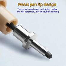 6pcs Fine Line Pens, Multi-Specification Nib Waterproof Marker Pens, Sketching Eyeliner Pens, Black Nylon Cartoon Art Pens, Suitable For Professional Art Painting - 6 Styles - View 5