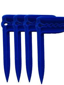 1pc 4pcs Plastic Outdoor Picnic Mat Windproof Fixing Clips, All-In-One Ground Stakes Towel Clips, Beach Towel Anti-Slip Anti-Slip Clips, Camping Yard Lawn Sunshade Fabric Fixing Tool - Multicolor - View 10