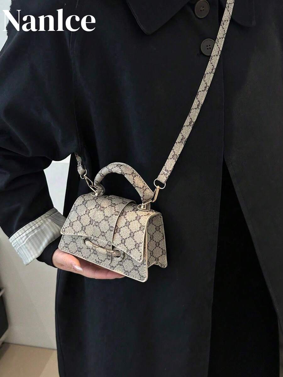 迷你手提包，简约异域风情斜挎包，百搭时尚单肩包，Presbycrime 女士包，Old Money