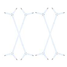 2/4 Adjustable Cross Bed Sheet Straps - Secure Bed Sheets, Triangular Elastic Buckles Suitable For All Mattress Covers - Multicolor - View 15