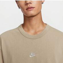 Nike New Season Men's Sports Minimalist Versatile Casual Short Sleeve Tee FZ5384-247 - Sampanye - View 3