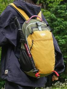 大容量戶外運動尼龍女款後背包，可容納 15.6 吋筆電，多口袋輕量透氣旅行書包，多功能通勤日用包，適合學生、國中生、高中生、護理師、教師、商務人士，適用旅行、度假、出差、日常通勤、購物、辦公、約會、登山、訓練、工作，生日禮物、節日禮物 - 彩色 - 查看 4