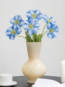1PC Luxury Style Artificial Tulip Flower, Plastic Faux Flower For Home Living Room Dining Table Decoration, Artificial Flower Arrangement - Multicolor - View 5