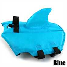 Shark Fin Design Dog Life Jacket, Buoyancy Swim Vest With Dual Safety Buckles, Suitable For All Size Pets - Multicolor - View 14
