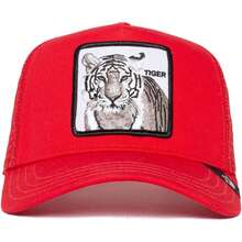 Goorin Bros - Gorra estilo Animal Farm ajustable - Rojo (el tigre blanco) - Ver 3