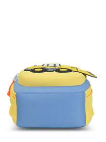 La nueva mochila de estudiante de dibujos animados es ligera y compacta, y la mochila tiene forma de bulldozer. - Azul - Ver 4