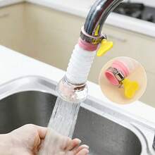 Adjustable Faucet Extender With Rotating Nozzle And Retractable Filter, Rotating Faucet Filter Extender With Water Purification Function, Plastic Pot Design, No Power Required, All-Season Kitchen Sink Water-Saving Accessory - Faucet Filter - View 4
