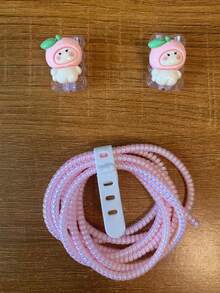 Cable Protector, 12-15/16 Anti-Break Charging Cable Protector, Type-C & Lightning Data Cable Protector - Multicolor - View 11