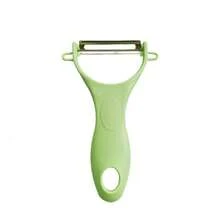 Juego de 16 herramientas de cocina, adecuado para preparar ensaladas, frutas y verduras, incluye pelador, rebanador, cortador, picador y rallador - Verde - Ver 10