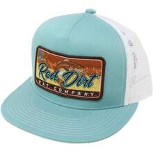 Gorra Ajustable Snapback con Diseño de Vida Silvestre de Red Dirt Hat Company - Café/Blanco - Ver 1
