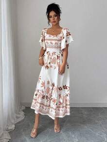 Women Midi Dresses - Multicolor - View 7