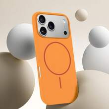 Phone Case: Compatible With IPhone 17 16 15 14 13 12 11 Pro Max Series, Simple And Modern Liquid Silicone Case With Magnetic Suction, Shockproof Protective Case In Macaron Color. - 圖片色1pcs - 查看 4