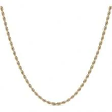 Cadena de Oro 14K Unisex |   Estilo Italiano Torsal Calibre 2.1mm |   Collar Elegante con Cierre  |   Resistencia, Brillo y Acabado Fino, Regalo Ideal - 55 cm - Ver 1