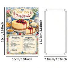 20 Vintage Dessert Recipe Postcards - Classic Dessert Recipe Cards With Detailed Ingredients And Steps, Dessert Recipe Wall Collage Decor Set, Home Kitchen Decoration, Gift For Baking Enthusiasts - B - View 2