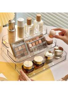 1PC Acrylic Makeup Organizer Display Rack For Eyeshadow, Lipstick, Perfume, Contour, Concealer, Blush And Cosmetics - View 7