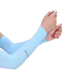 5 Pairs Men's Summer Sun Protection Arm Sleeves, Ultra-Thin Breathable Cool Comfortable, Suitable For Outdoor Sports Cycling Running Travel - A - View 3