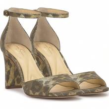 Jessica Simpson Womens Luxcilla - Golden  Metallic Leopard - View 7