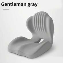 Un cojín ergonómico de espuma viscoelástica que ofrece soporte para la espalda y cuenta con un diseño transpirable con centro hueco.Brinda un soporte cómodo al permanecer sentado durante periodos prolongados y adecuado para sillas de oficina, asientos de automóvil y uso doméstico; diseñado tanto para hombres c - Combinación bicolor mejorada - Ver 10