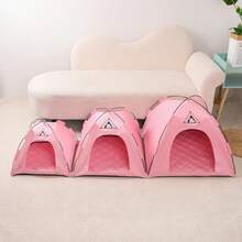 1PC Pet Tent Bed, Dog Tent, Cat Tent, Dog Bed, Cat Bed, Removable And Washable, All-Season, Outdoor Breathable Dome Pet Bed - Multicolor - View 9