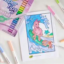 Supertips Jr Pastel 20 Edicion Limitada Lettering Super Tips - Redondo - Ver 4