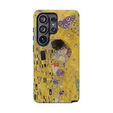 Funda para teléfono THE KISS Klimt |   Diseño de Collage de Arte en Mosaico |   Estética de pintura vintage  Galaxy S26 S25 S24 Ultra S23 S22 S21 FE  HONOR  OPPO - Multicolor - Ver 9