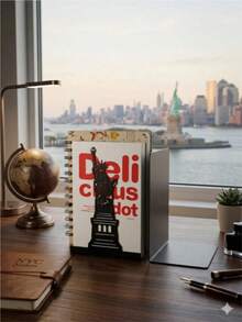 1Pc Creative Metal Bookend, Multiple Styles Statue Of Liberty, Guangzhou Landmark & Prayer Hall Designs, Black Wrought Iron Sturdy Anti-Slip Book Holder, Decor For Thick Books, Perfect Desk Ornament & Holiday Gift For Study, Kitchen And Office. - Multicolor - View 8