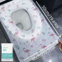 20/10/1pc Disposable Toilet Seat Covers, Travel Essential, Large Waterproof Toilet Pads, Suitable For Home, Travel, Public Restrooms, Full Coverage Toilet, Mother's Day Gift - Multicolor - View 3