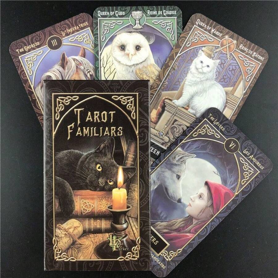 Familiars Tarot Deck Complete Hidden Folk Spirit Animal Tarot Cards Fortune Divination Deck Tabletop Board Game For Adult Group Party Activities Events - Relatives - View 1