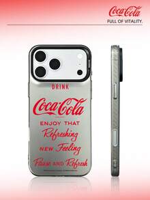 Coca-Cola Classic Phone Case, Vibrant And Passionate, Made Of Lightweight Materials With Anti Drop And Anti Slip Design, Protecting Your Phone Case In Cartoon Anime Style, Compatible With Apple 17, 17 Air,17 Pro,17 Pro Max,11,12,13,15,16 Pro,16 Pro Max,14 Plus,15 Plus,16 Plus,15 Pro,16 Pro Max,XR Waiting For The Model. Suitable For Gifting To Friends And Family - Black - View 2