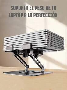 Soporte Giratorio Plegable Con Ventilador Para ´Portátil Laptop - Ver 5