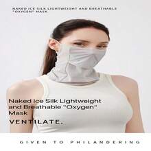 Masker Pelindung UV, Cocok untuk Wajah dan Leher, Standar Yake-Nu, Penutup Kait dan Loop, Masker Wajah Sutra Es Musim Panas untuk Wanita, Pelindung Leher Nilon Bernapas untuk Perlindungan Matahari, Masker Wajah Ultra Tipis Cepat Kering untuk Olahraga Luar Ruangan Pria untuk Bersepeda dan Perlindungan Matahari - Berbagai gaya - View 6