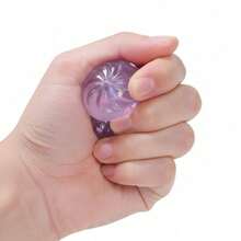 1 Bag Cute Squeeze Toy, Gently Held In The Palm, Featuring Translucent Texture And Soft Gradient Colors Including Pale Purple, Light Blue, Cream White And Other Dreamy Tones, With Exquisite Radial Pleats Carved On The Surface To Mimic The Shape Of Real Buns, Soft And Elastic Touch, Slowly Rebounds After Pressing, Providing An Excellent Stress Relief Experience - Multicolor - View 6