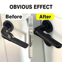 2/1pc Professional Tombstone Marker Pens, Waterproof & UV-Resistant Oil-Based Markers Suitable For Granite, Marble & Stone, Metal, Wheel Rim Repair, Leather Repair And Gardening Supplies, Prevents Re-Fading - Shape - View 8