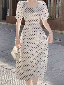 Women Long Dresses - White - View 3