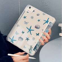 1件平板電腦保護殼，附筆槽與自動睡眠/喚醒功能，相容 iPad PRO/AIR、Pad 5/6/21、Pad、MatePad、Honor Pad - 彩色 - 查看 3