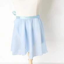 1pc Women's Ballet Practice Skirt, Flowing Chiffon Wrap Skirt, Dance Wear, Casual Outfit, Bohemian Vintage Style, Girls & Women's Ballet Wrap Skirt - Multicolor - View 6