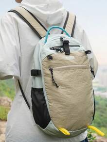 大容量戶外運動尼龍女款後背包，可容納 15.6 吋筆電，多口袋輕量透氣旅行書包，多功能通勤日用包，適合學生、國中生、高中生、護理師、教師、商務人士，適用旅行、度假、出差、日常通勤、購物、辦公、約會、登山、訓練、工作，生日禮物、節日禮物 - 彩色 - 查看 11