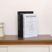 1/2/3pcs Modern Minimalist Style Fake Books Folding Props Bookshelf Soft Decor Book Sample Room Display Ornaments Simulated Books Decorative Bookends - Decor Book - View 3